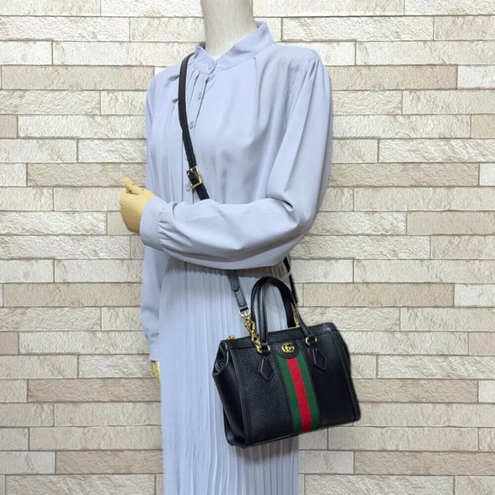 GUCCI Shoulder Bag Cross Body 719882 leather 2way Ofidia used - Picture 2 of 6